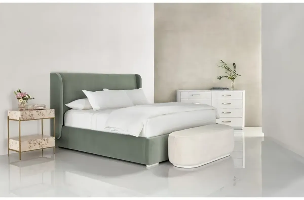 Universal Tranquility Miranda Kerr Home Bunny Cream Upholstered Bench