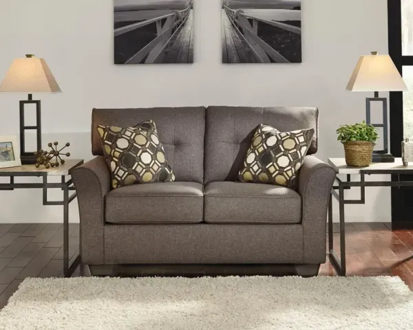 TIBBEE LOVESEAT SLATE SIGNATURE DESIGN