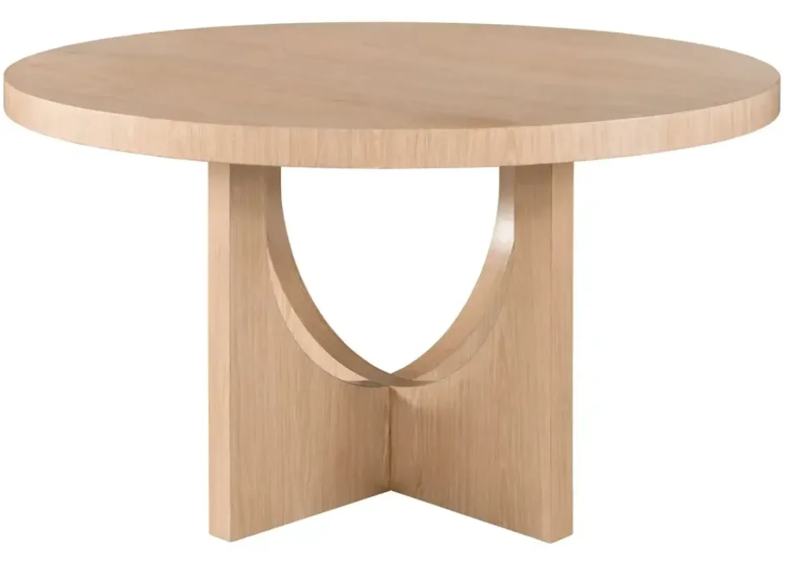 NOMAD CALLON WHITE OAK ROUND DINING TABLE