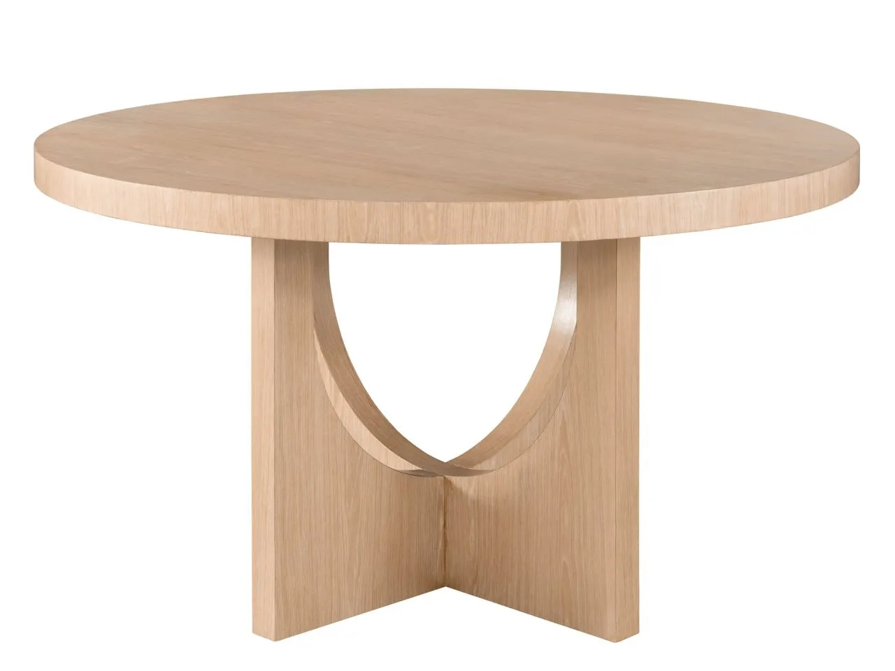 NOMAD CALLON WHITE OAK ROUND DINING TABLE