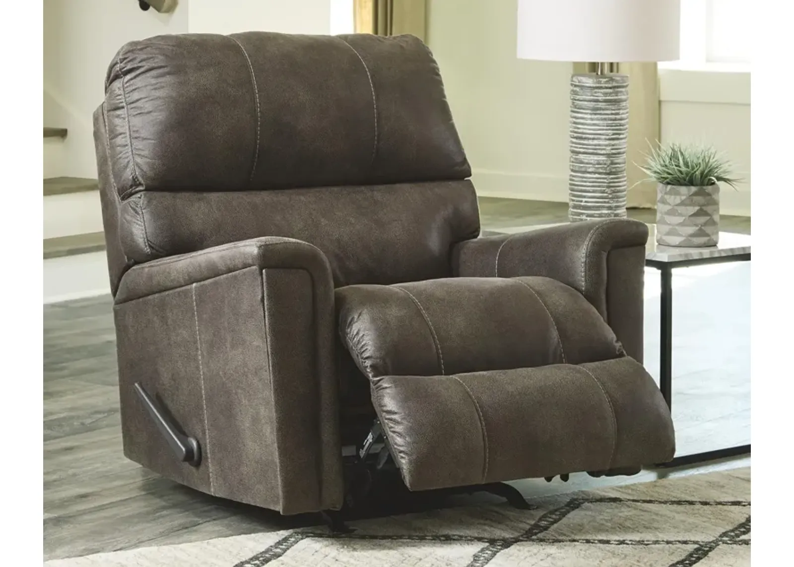 Ashley Navi Smoke Recliner