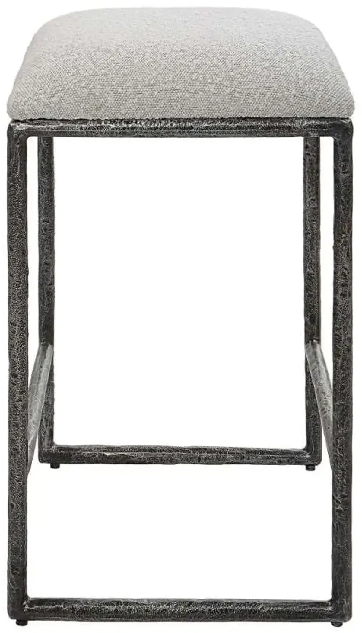 Uttermost Brisbane Iron/Light Gray Counter Stool