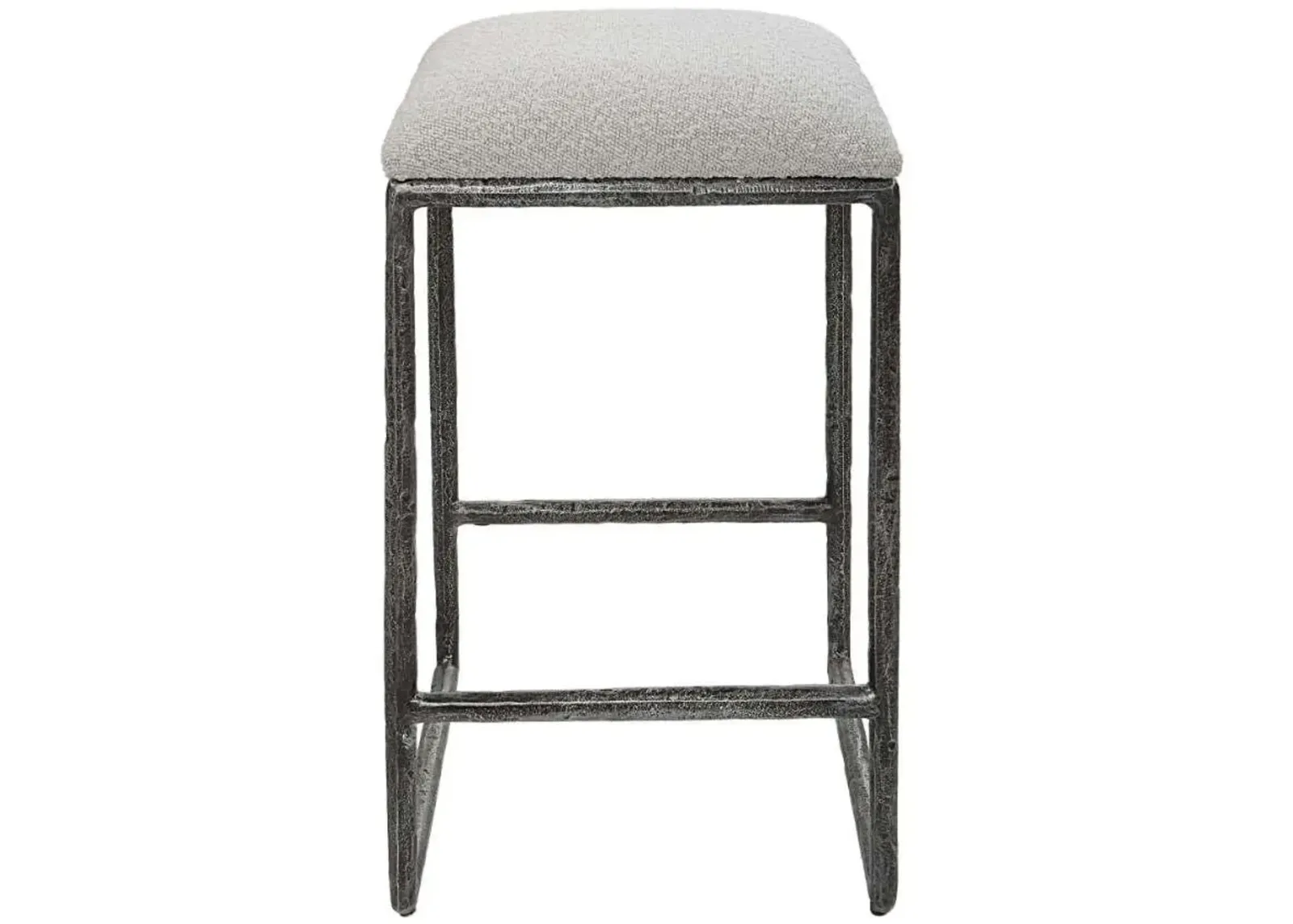 Uttermost Brisbane Iron/Light Gray Counter Stool