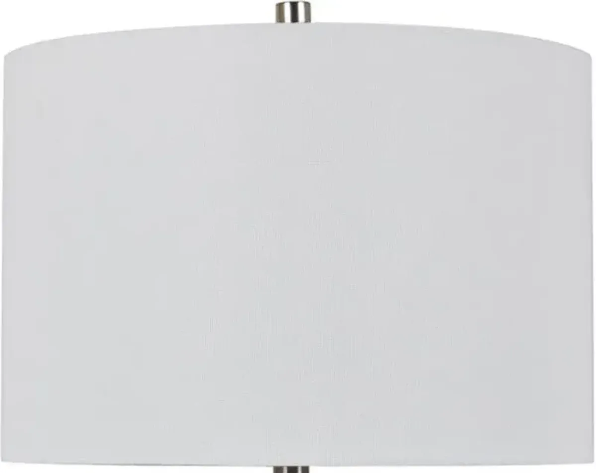 Crestview Carlisle Gray/Satin Nickel Table Lamp