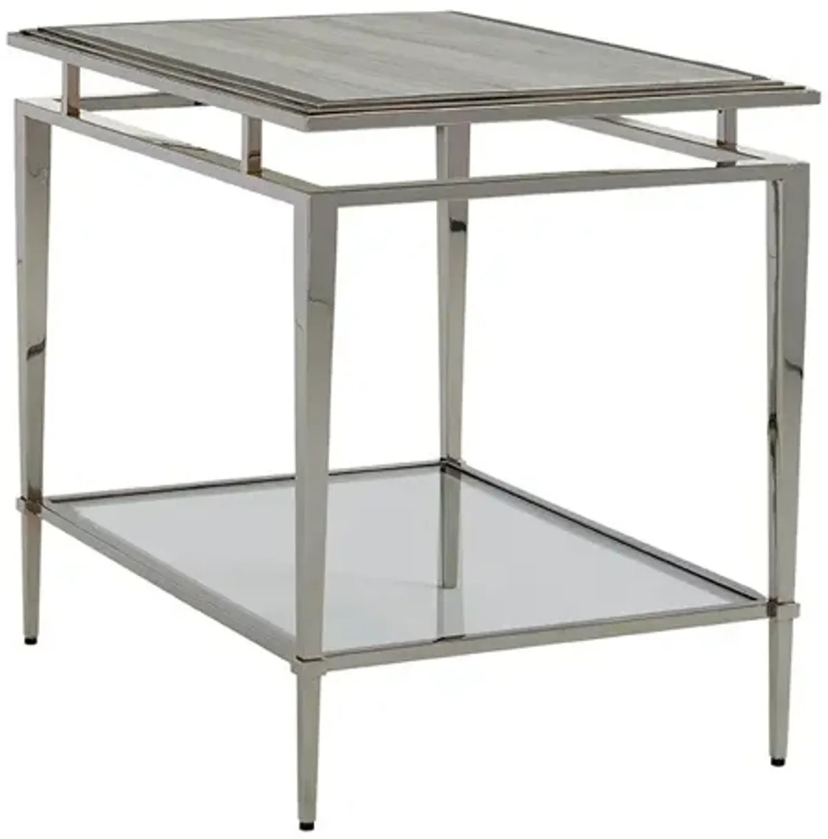 Ariana by Lexington Athene Stainless End Table