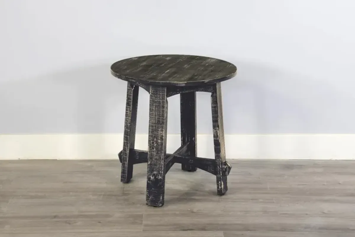 Sunny Designs Marina Black Sand 24 Inch End Table