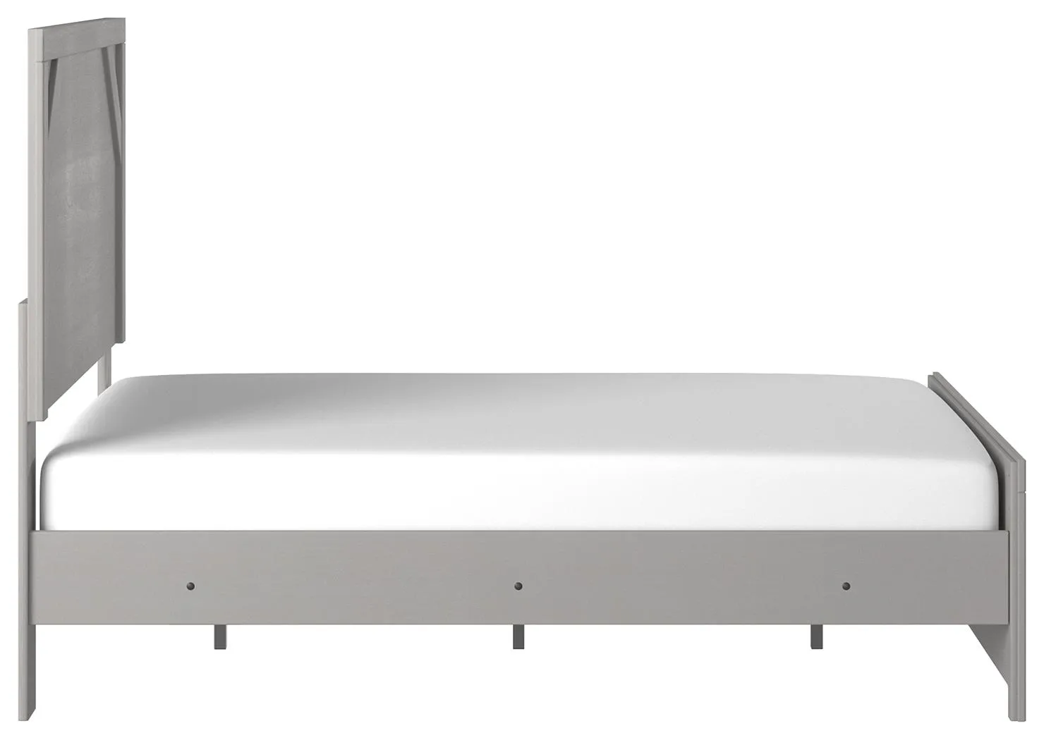COTTONBURG FULL PANEL BED LIGHT GRAY/WHITE SIGNATURE DESIGN