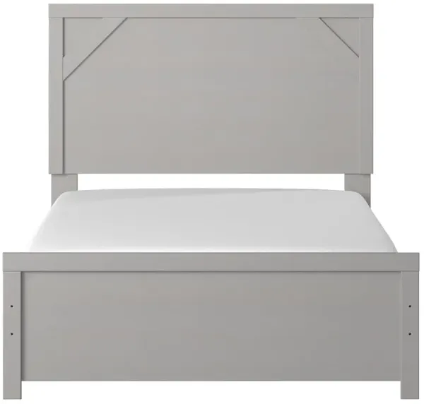 Ashley Cottonburg Dove Gray Full Panel Bed