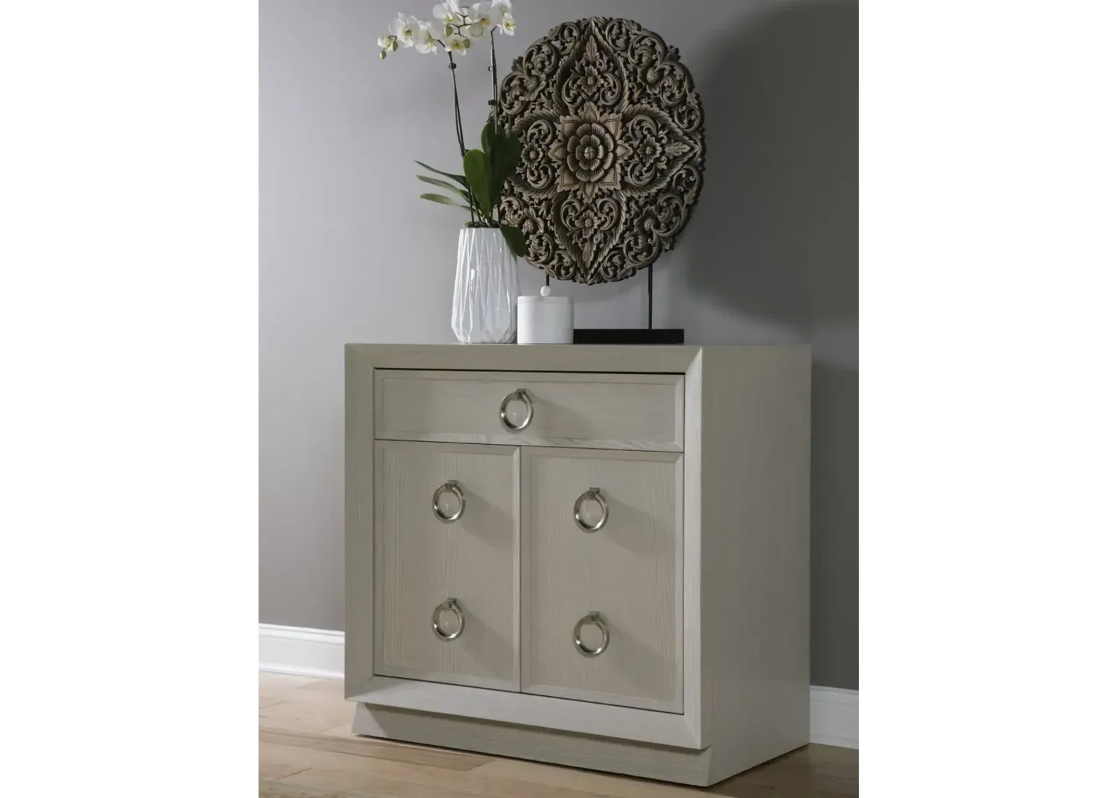 Artistica Home by Lexington Signature Designs Zeitgeist White Hall Door Chest