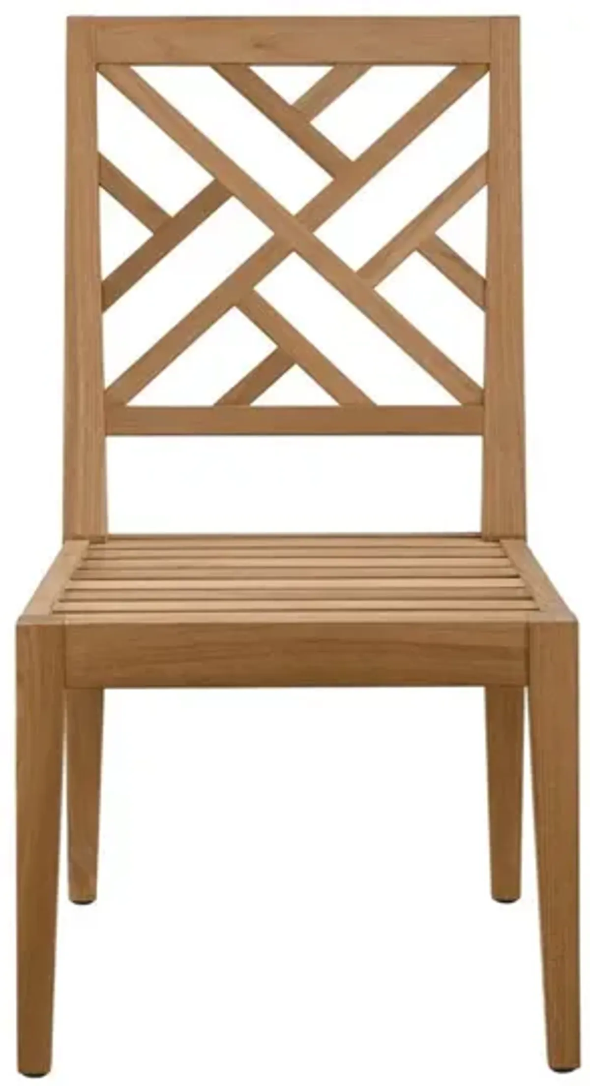 Universal Coastal Living Outdoor Chesapeake Fret Back Side Chair