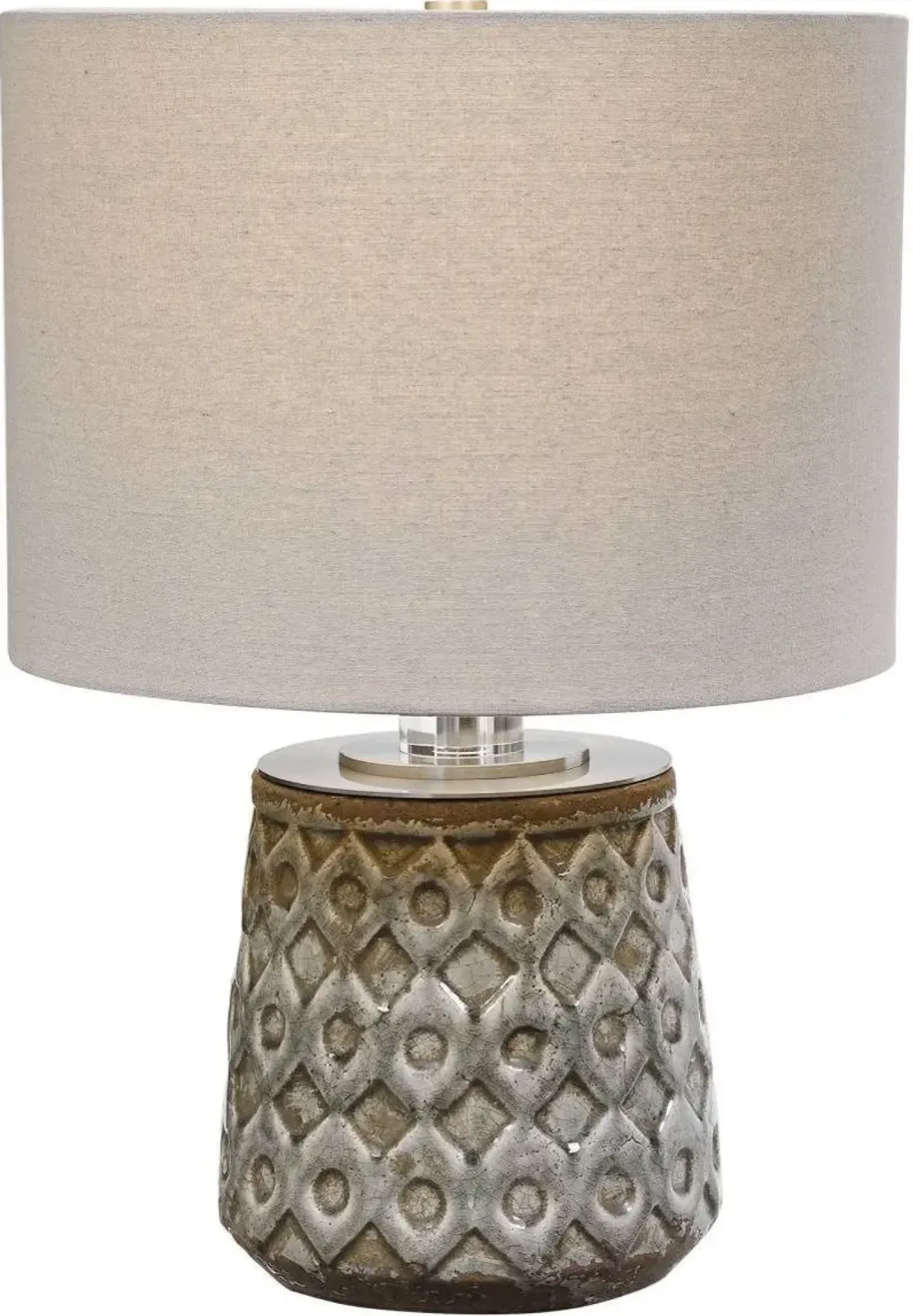 Uttermost by Osvaldo Mendoza Cetona Silver Table Lamp