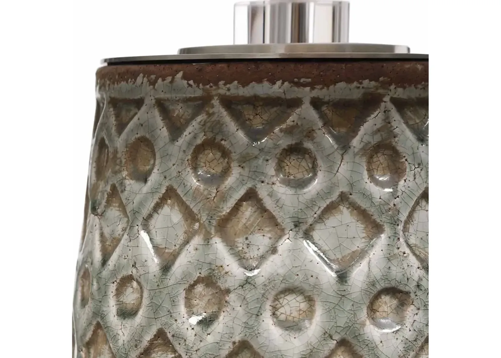 Uttermost by Osvaldo Mendoza Cetona Silver Table Lamp