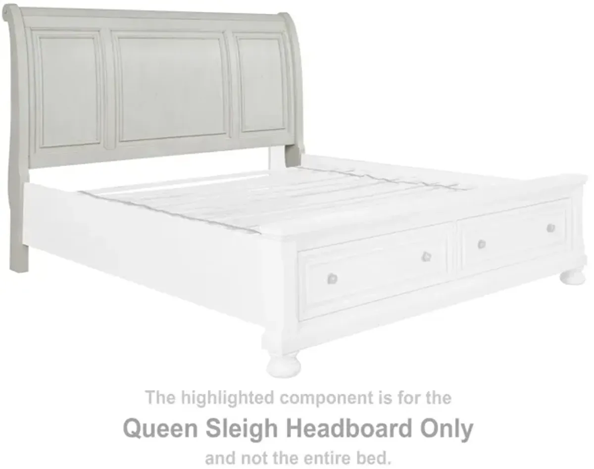 Ashley Robbinsdale Sleigh Antique White Queen Headboard