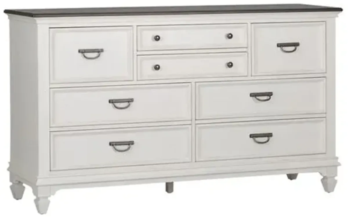 Liberty Furniture Allyson Park Wire Brushed White 8-Door Dresser