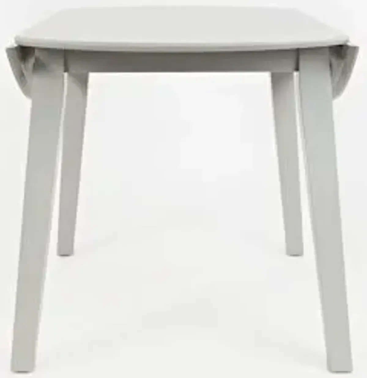 Jofran Simplicity Round Drop-Leaf Table - Dove Gray