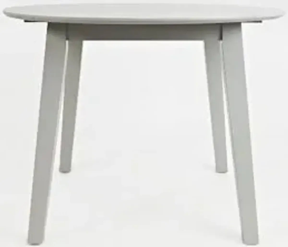 Jofran Simplicity Round Drop-Leaf Table Dove Gray