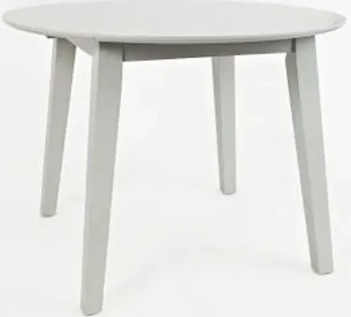 Jofran Simplicity Round Drop-Leaf Table Dove Gray