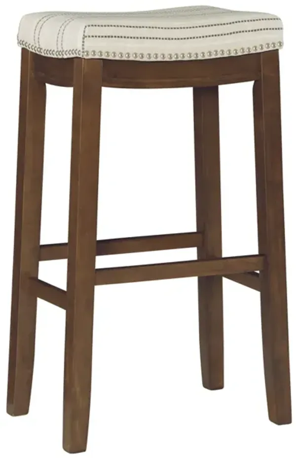 Linon Claridge Natural Bar Stool