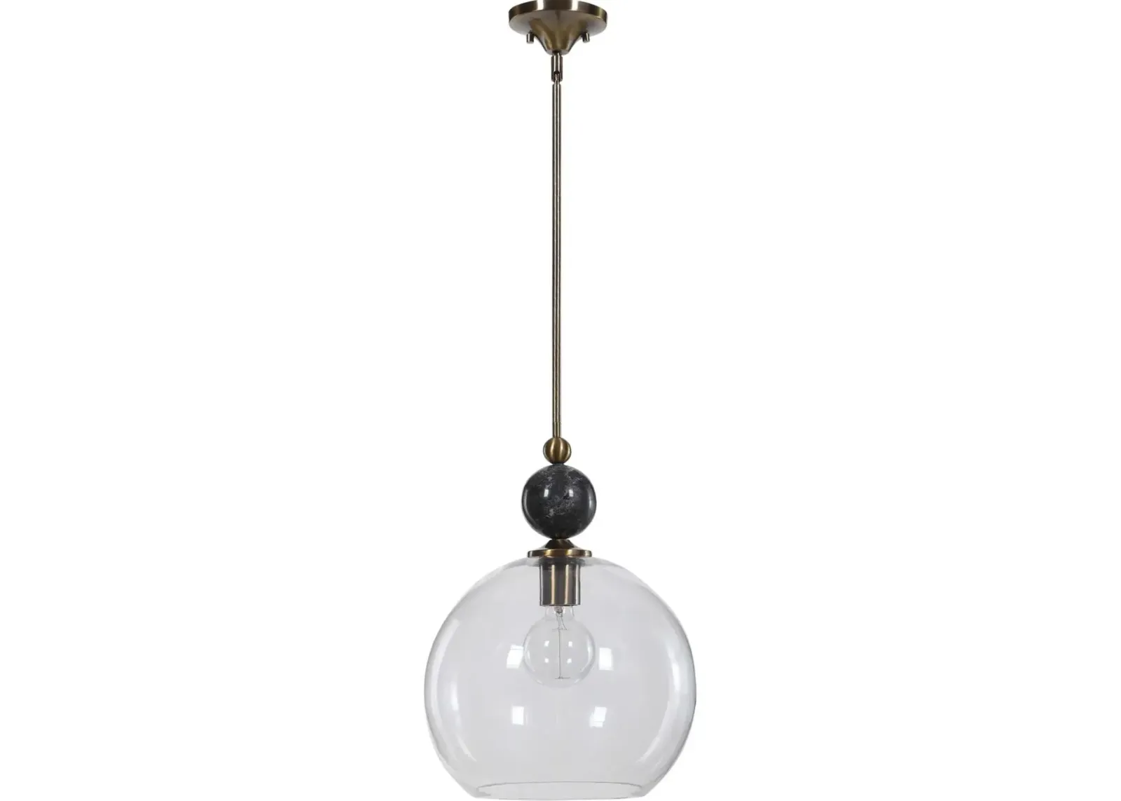 Uttermost by Kalizma Home Mendota Brass Pendant Light