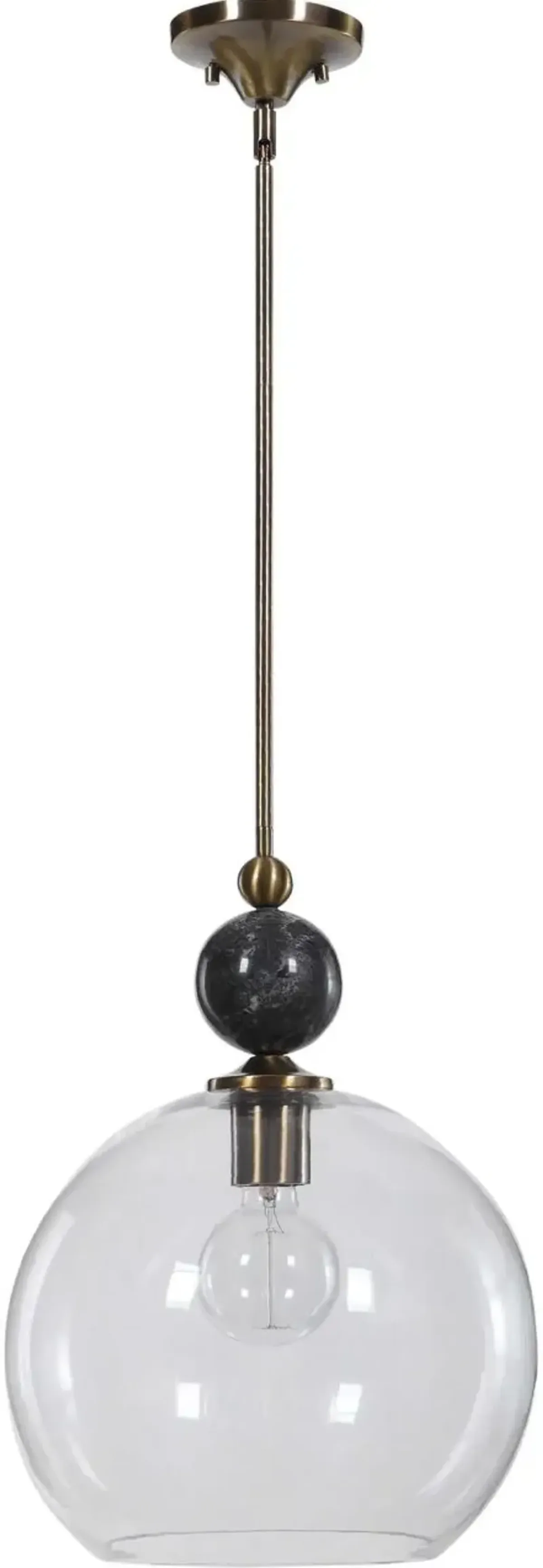 Uttermost by Kalizma Home Mendota Brass Pendant Light