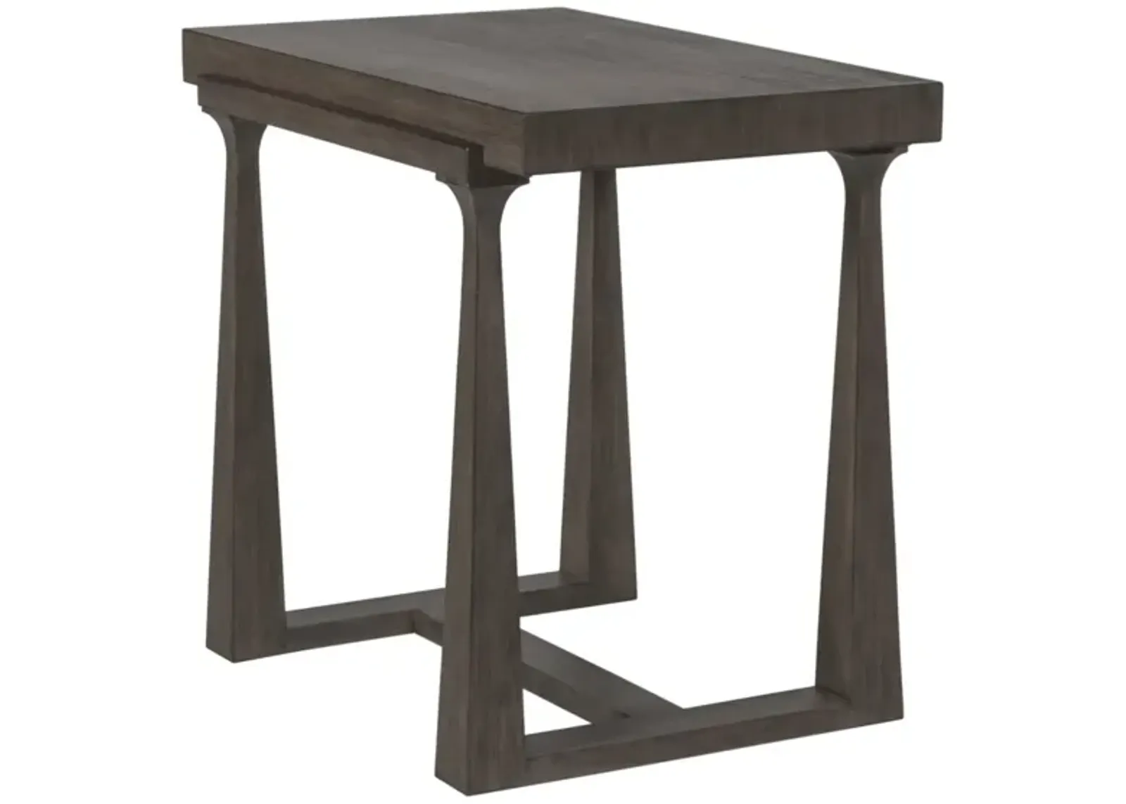 Artistica Home by Lexington Cohesion Program Grantland 27 Inch Modern Wood End Table Dark Brown