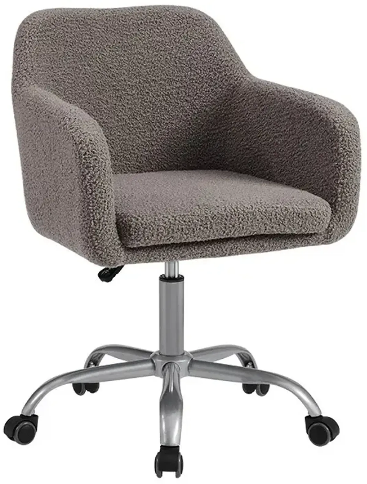 Linon Rylen Grey Home Office Desk Chair