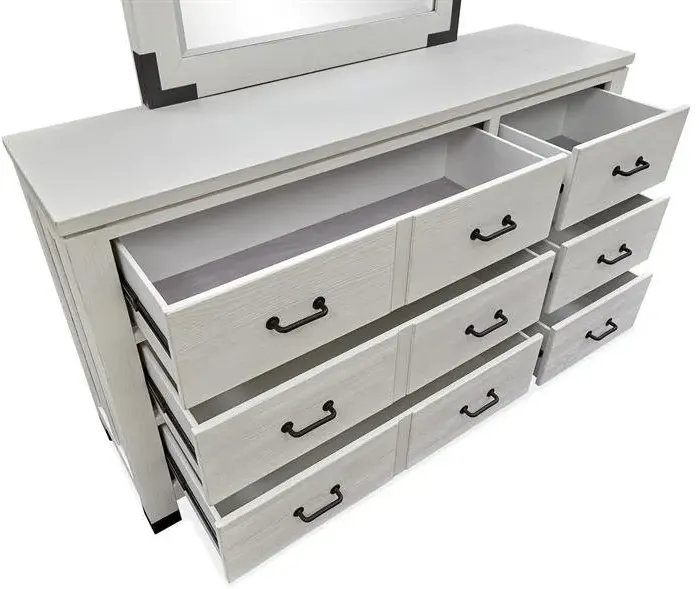 WOOD DRAWER DRESSER - HARPER SPRINGS