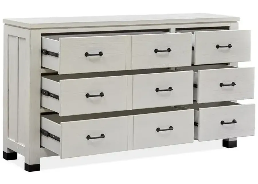 WOOD DRAWER DRESSER - HARPER SPRINGS