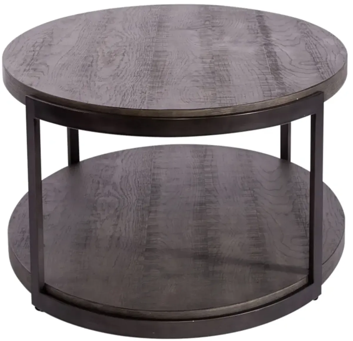 Liberty Furniture Modern View Gauntlet Gray Oval Cocktail Table