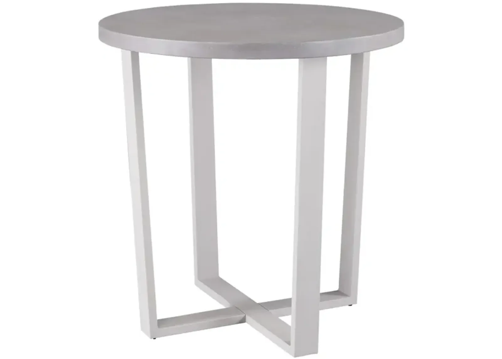 Universal Coastal Living Outdoor South Beach Chalk/Gray Bar Table