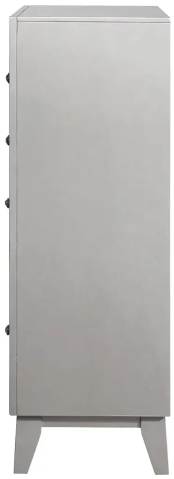 Coaster Leighton 5-Drawer Bedroom Chest Metallic Mercury