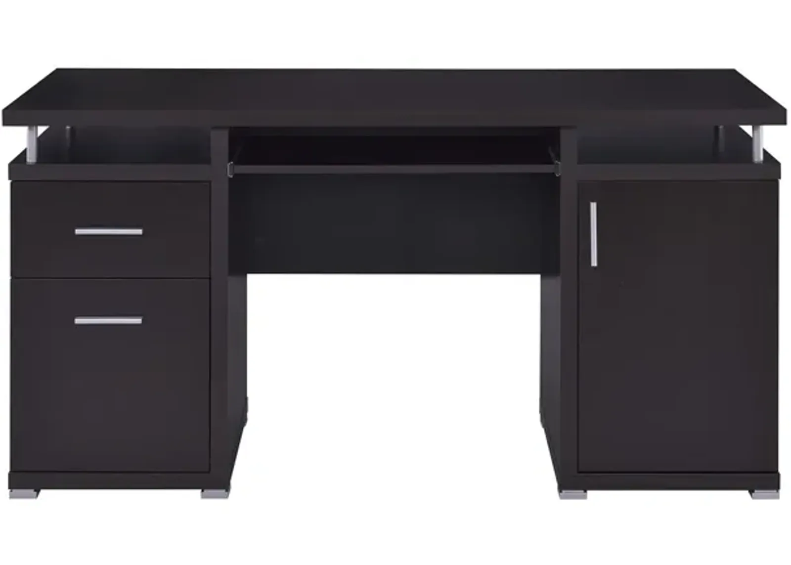 Coaster Tracy 55 Inch 2-Drawer Office Computer Desk Cappuccino