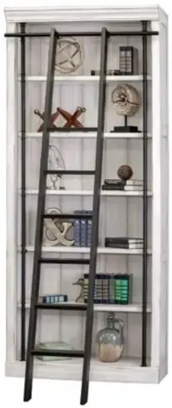 Martin Furniture Avondale White Weathered Oak 94 Inch Tall Bookcase