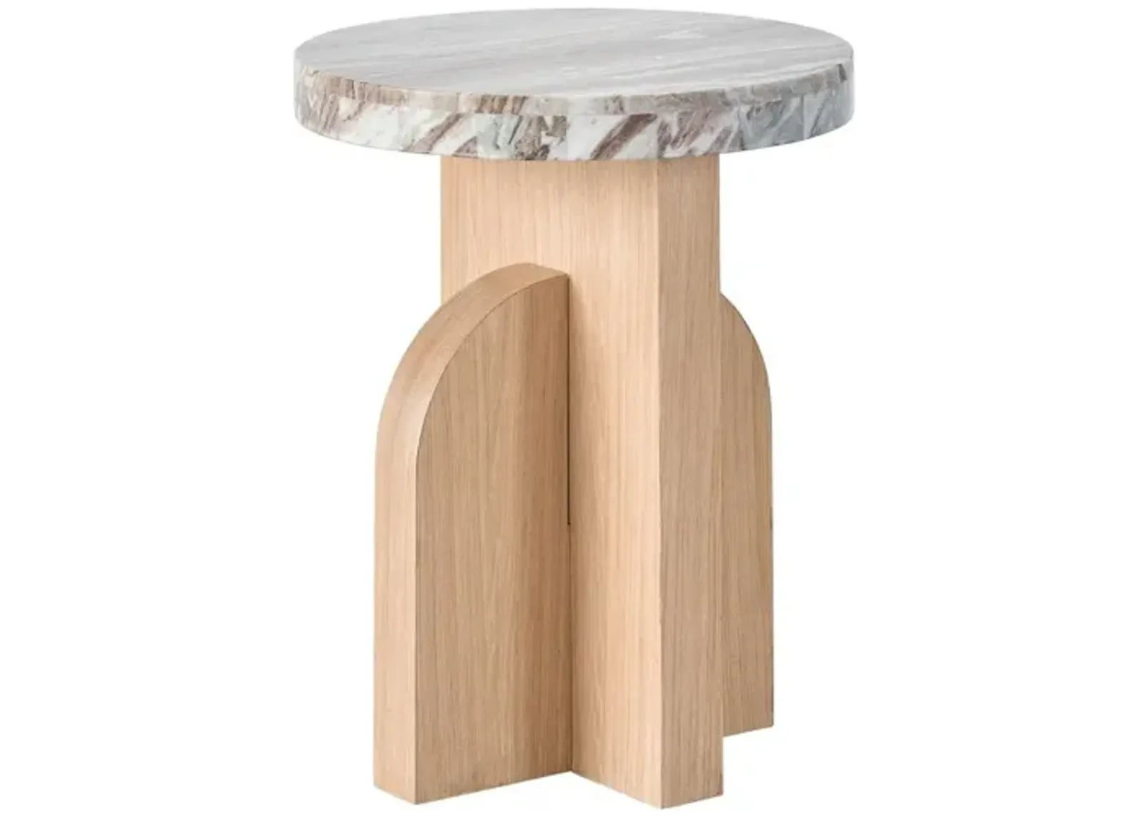 Universal Nomad Riverine Tech Oak Accent Table