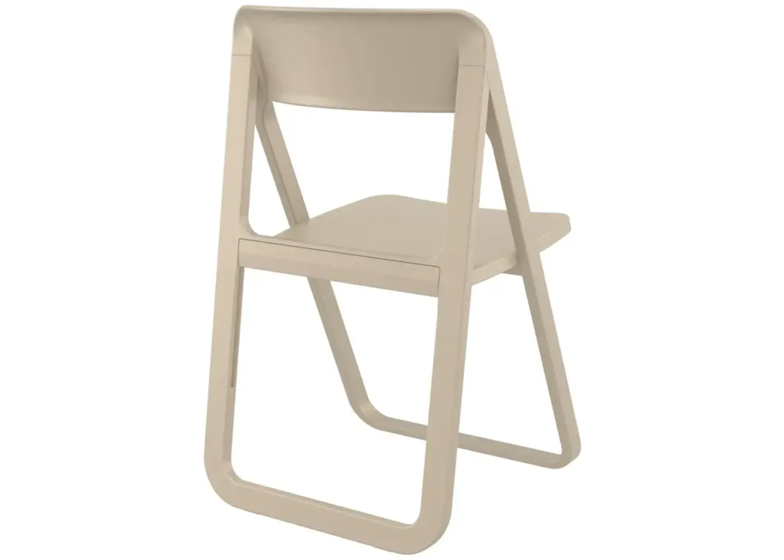 Compamia Dream Folding Outdoor Patio Chair Taupe