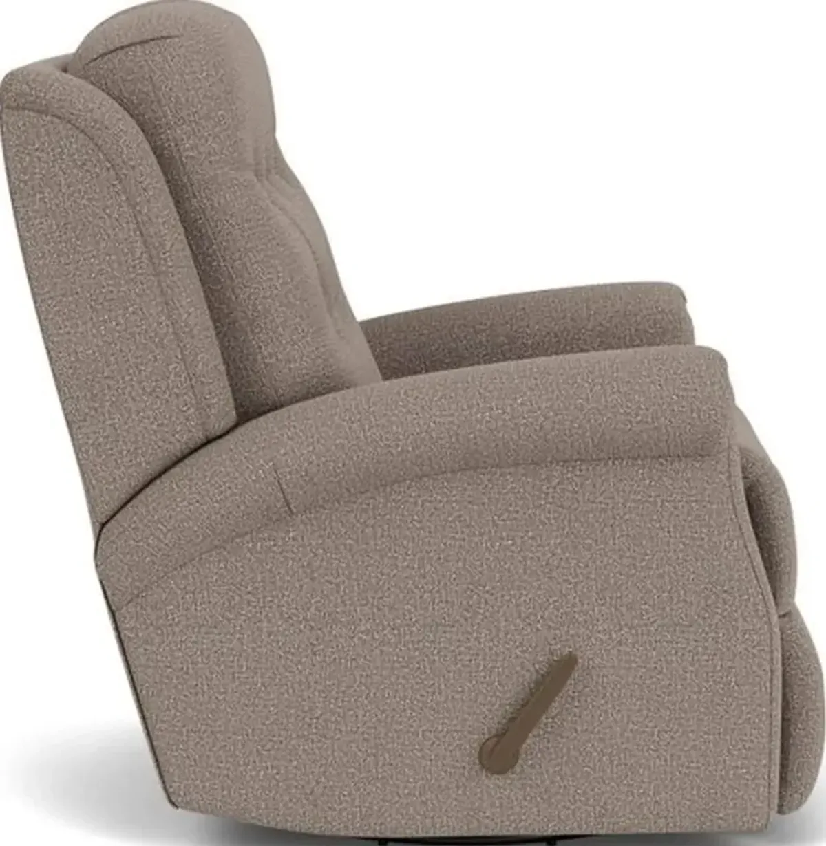 Flexsteel Minnie Granite Swivel Gliding Manual Recliner