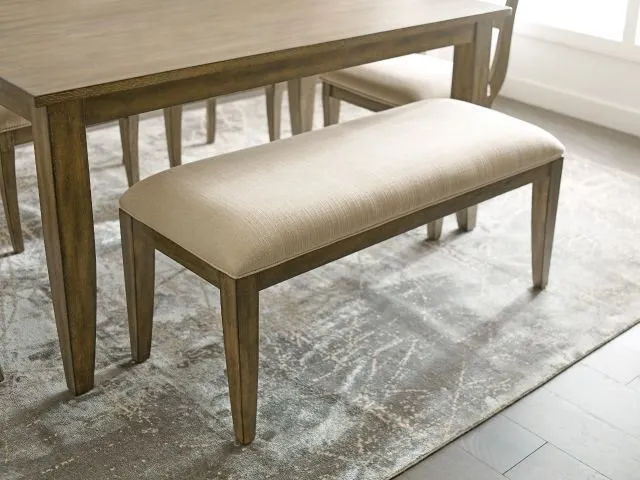 THE NOOK BRUSHED OAK PARSON BENCH