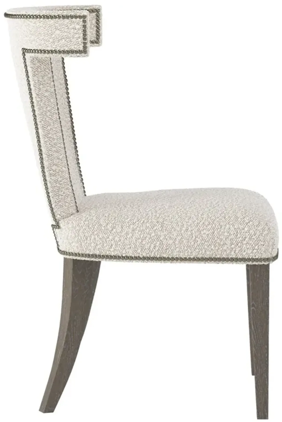 Bernhardt Remy Fabric Side Chair with Smoke Legs