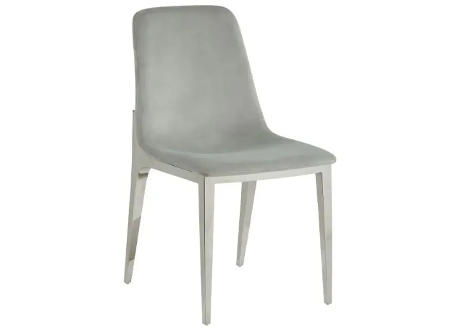 Coaster Side Chair Light Grey Irene Collection