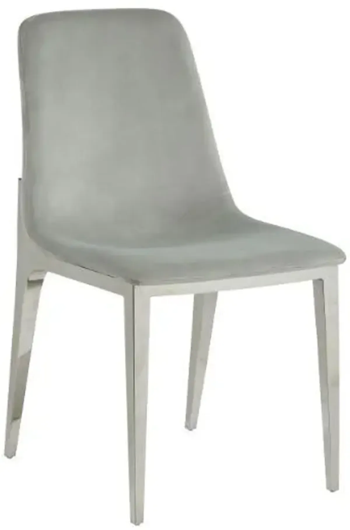 Coaster Side Chair Light Grey Irene Collection