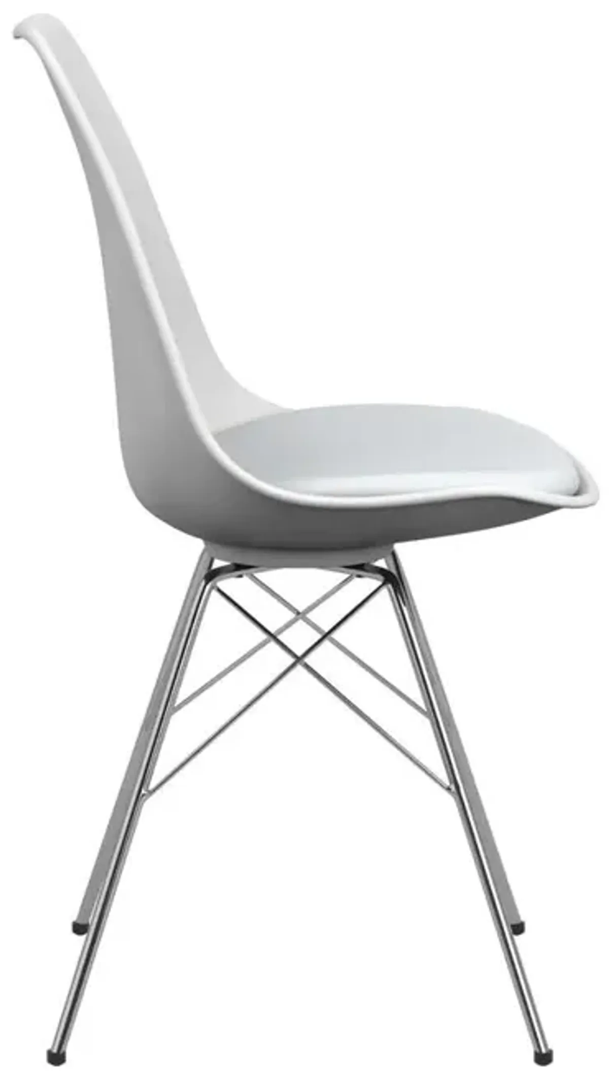 Coaster Juniper Polypropylene Dining Side Chair White