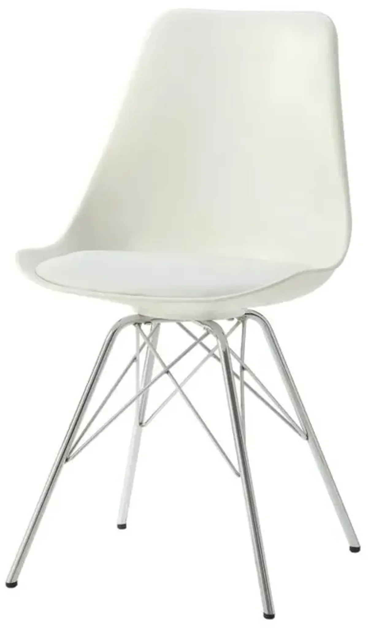 Coaster Juniper Polypropylene Dining Side Chair White