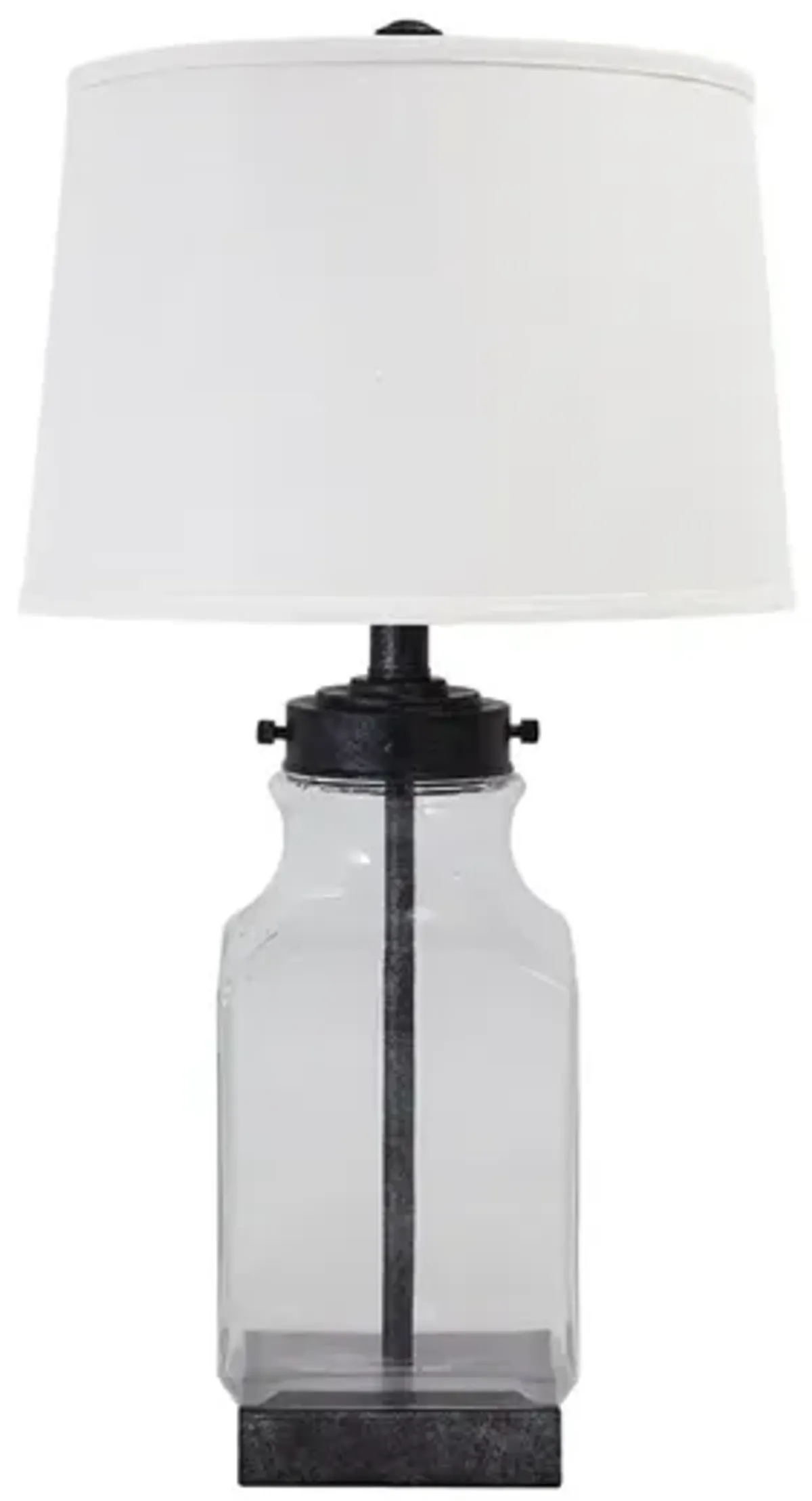 Ashley Sharolyn Table Lamp Transparent/Silver Finish Signature Design