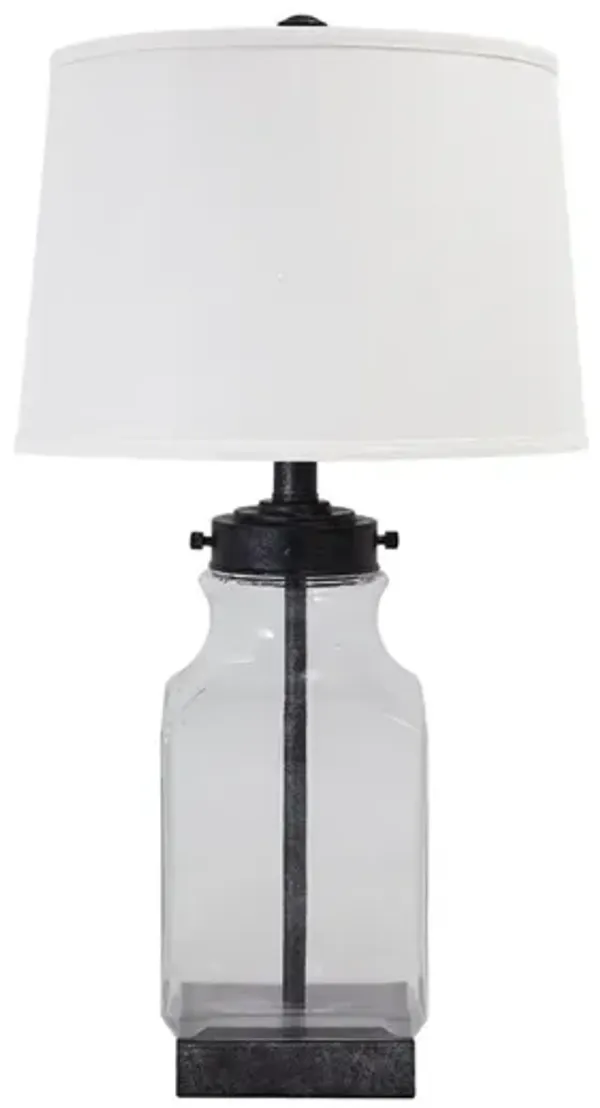 Ashley Sharolyn Table Lamp Transparent/Silver Finish Signature Design