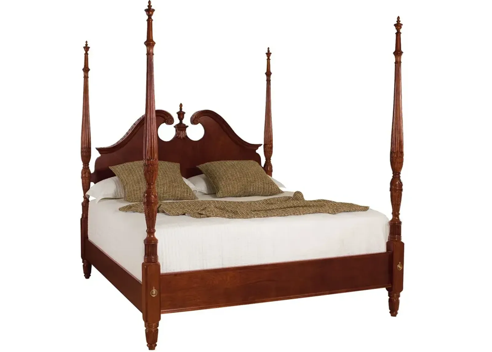 American Drew Pediment Poster Cherry Grove Queen Headboard