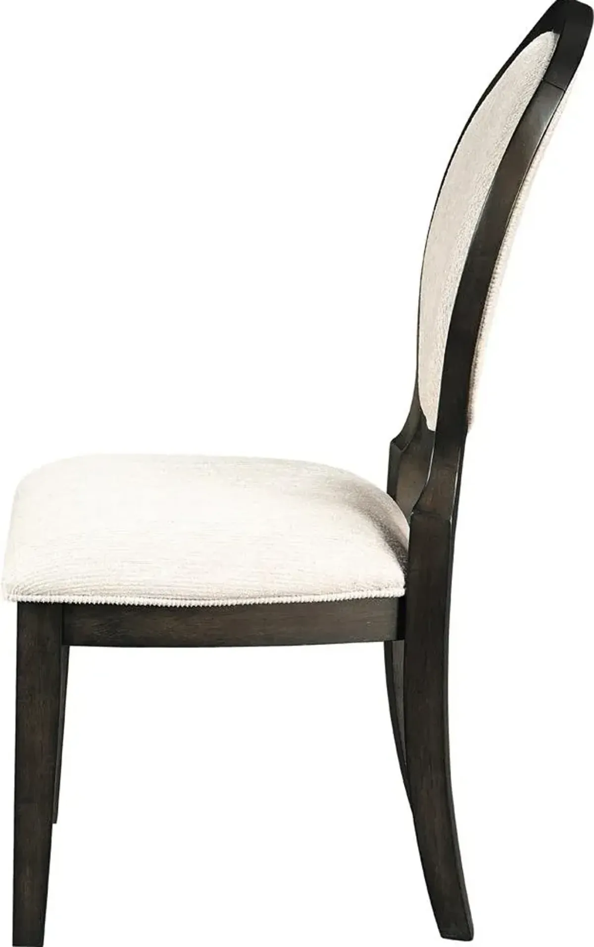 Coaster Twyla Oval Back Dining Side Chair Dark Cocoa