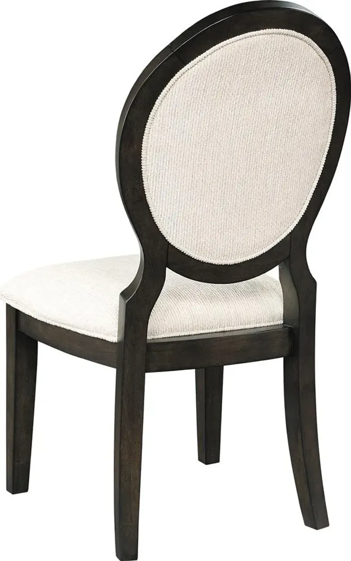 Coaster Twyla Oval Back Dining Side Chair Dark Cocoa