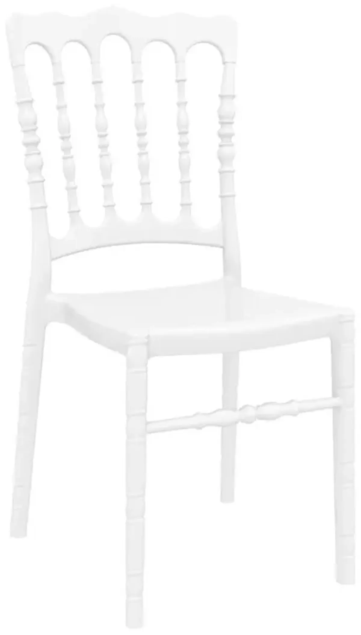 Compamia Opera Polycarbonate Dining Chair Glossy White