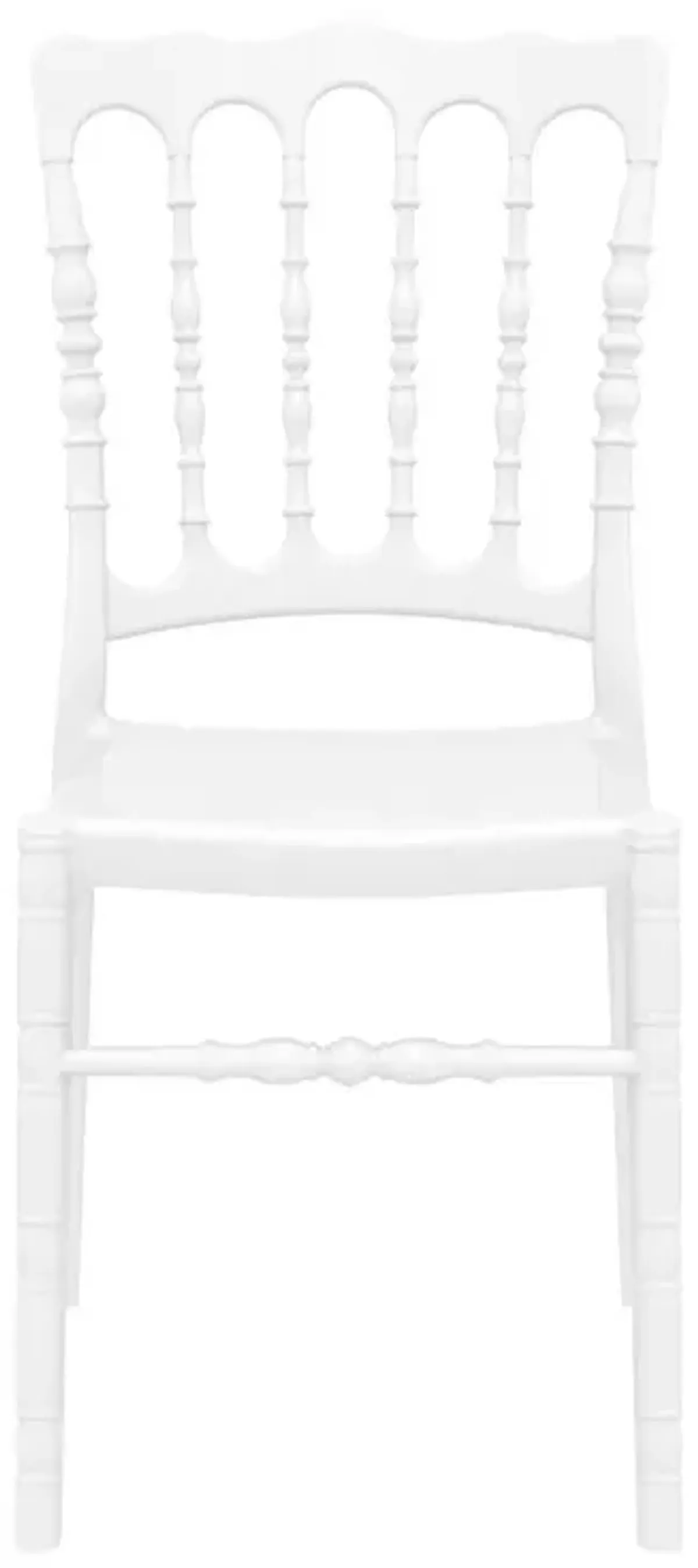 Compamia Opera Polycarbonate Dining Chair Glossy White