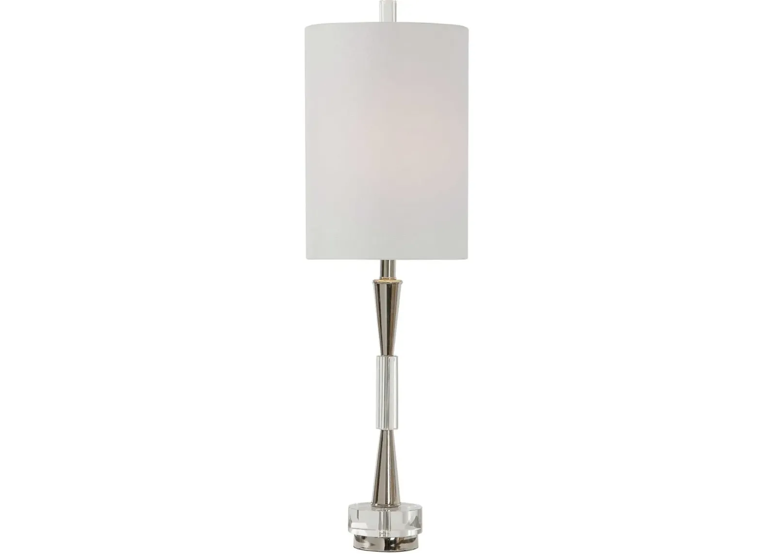 Uttermost Azaria Polished Nickel Buffet Lamp